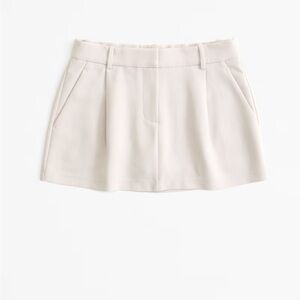 Mid Rise Pleated Mini Skort